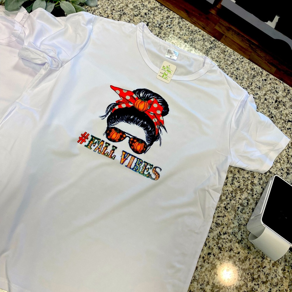 Medium ,large,X-Large fall vibes shirts